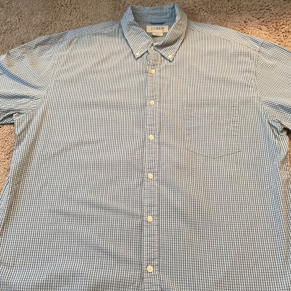 Jcrew men’s button down shirt sleeve shirt